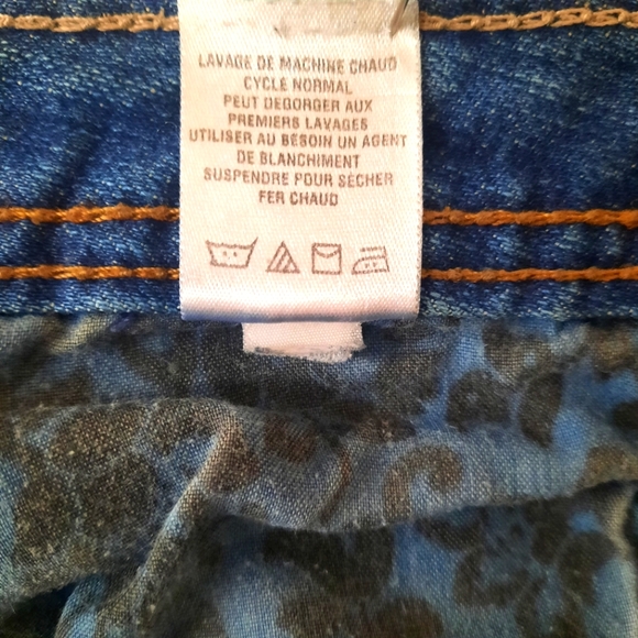 Aeropostale Hailey Skinny Flare Sz 3/4 Short Womens Jeans Distressed - Picture 8 of 10